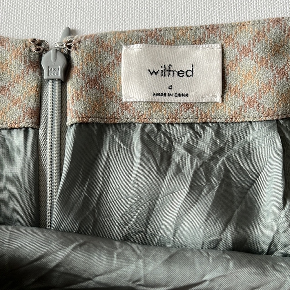 Wilfred Plaid Mini Skirt - Picture 6 of 8